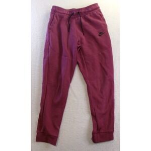 Nike Youth Large Joggers Sangria Purple Tech Fleece Pants